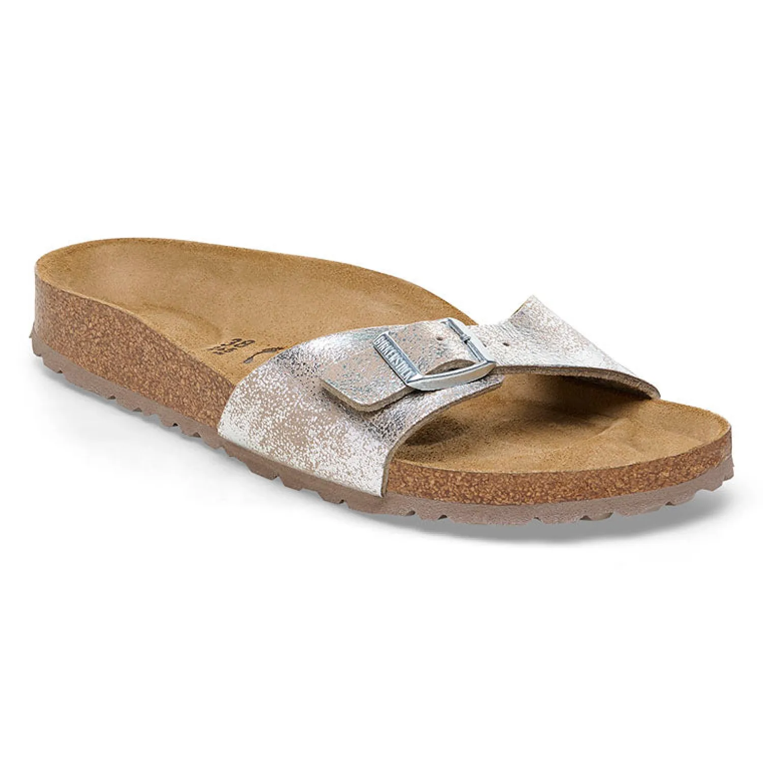 BIRKENSTOCK Madrid Synthetics Sandals In Silver