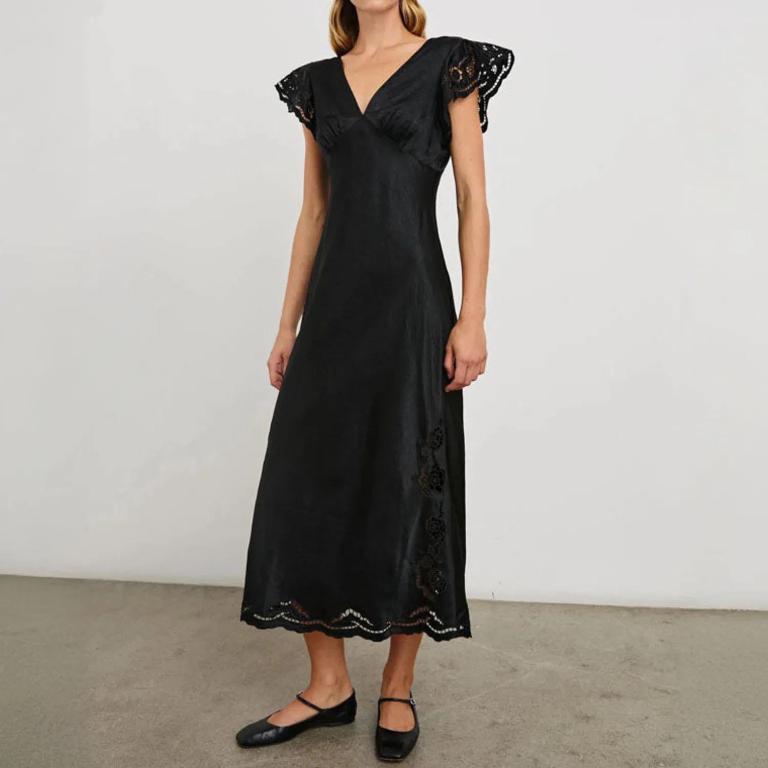 RAILS Mckenna Dress In Black Eyelet