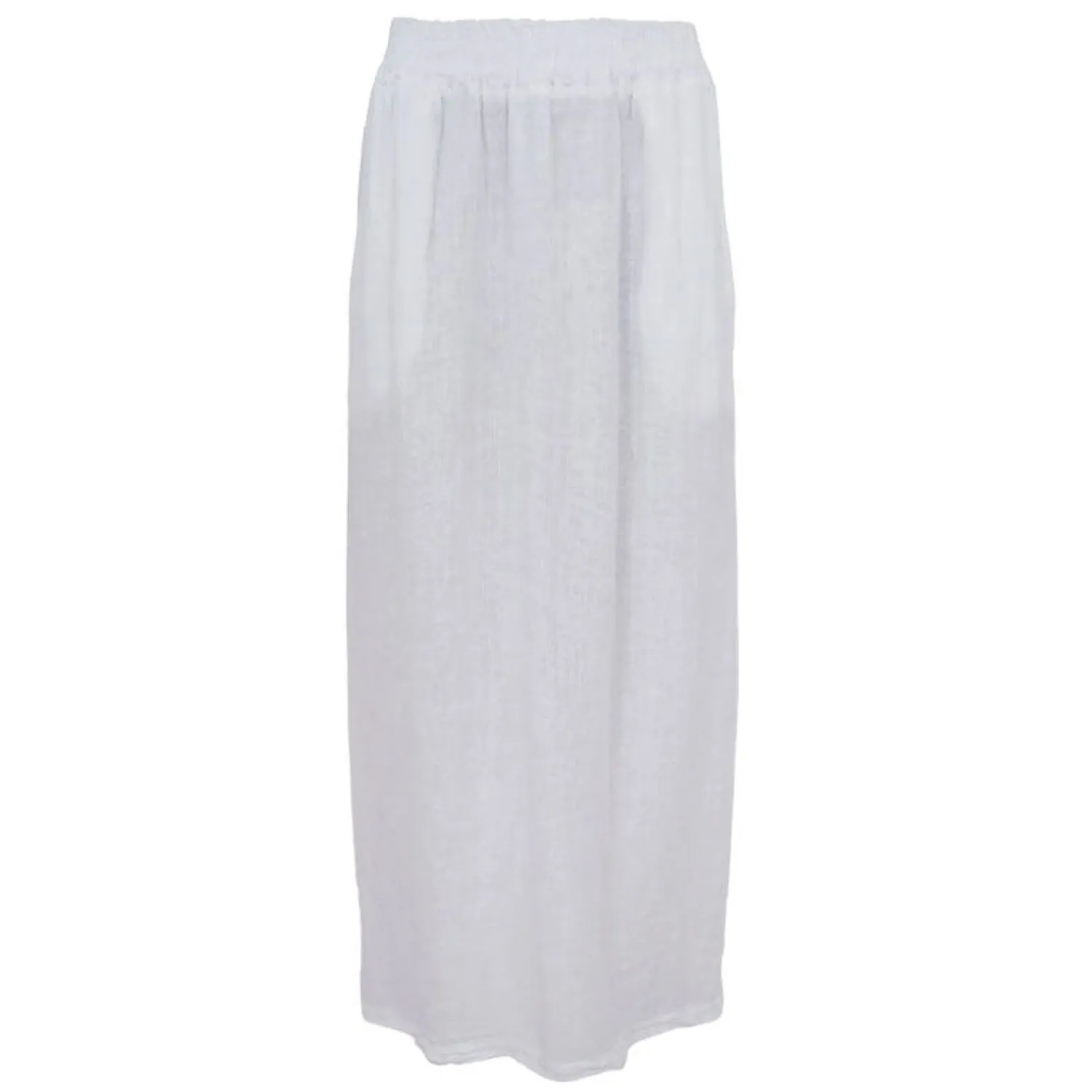 BLACK COLOUR Melina Linen Skirt In White