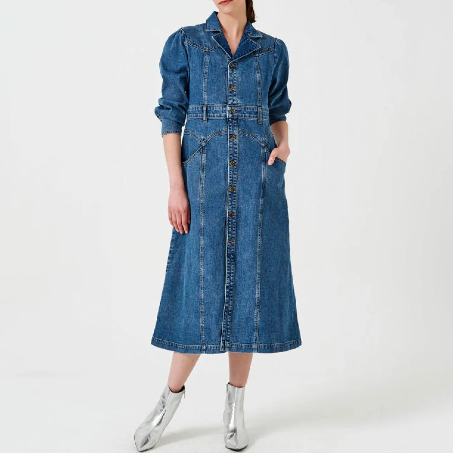 SEVENTY & MOCHI Mia Dress In Vintage Americana