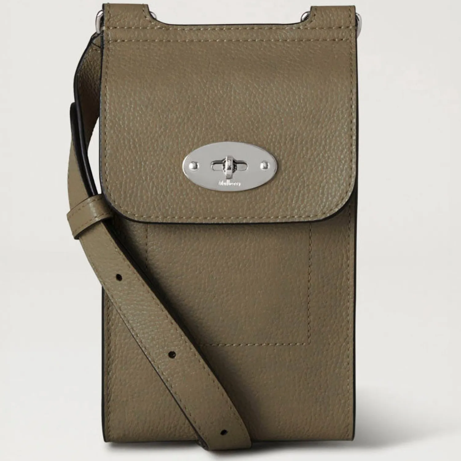 MULBERRY Mini Antony Pouch SCG Bag In Linen Green