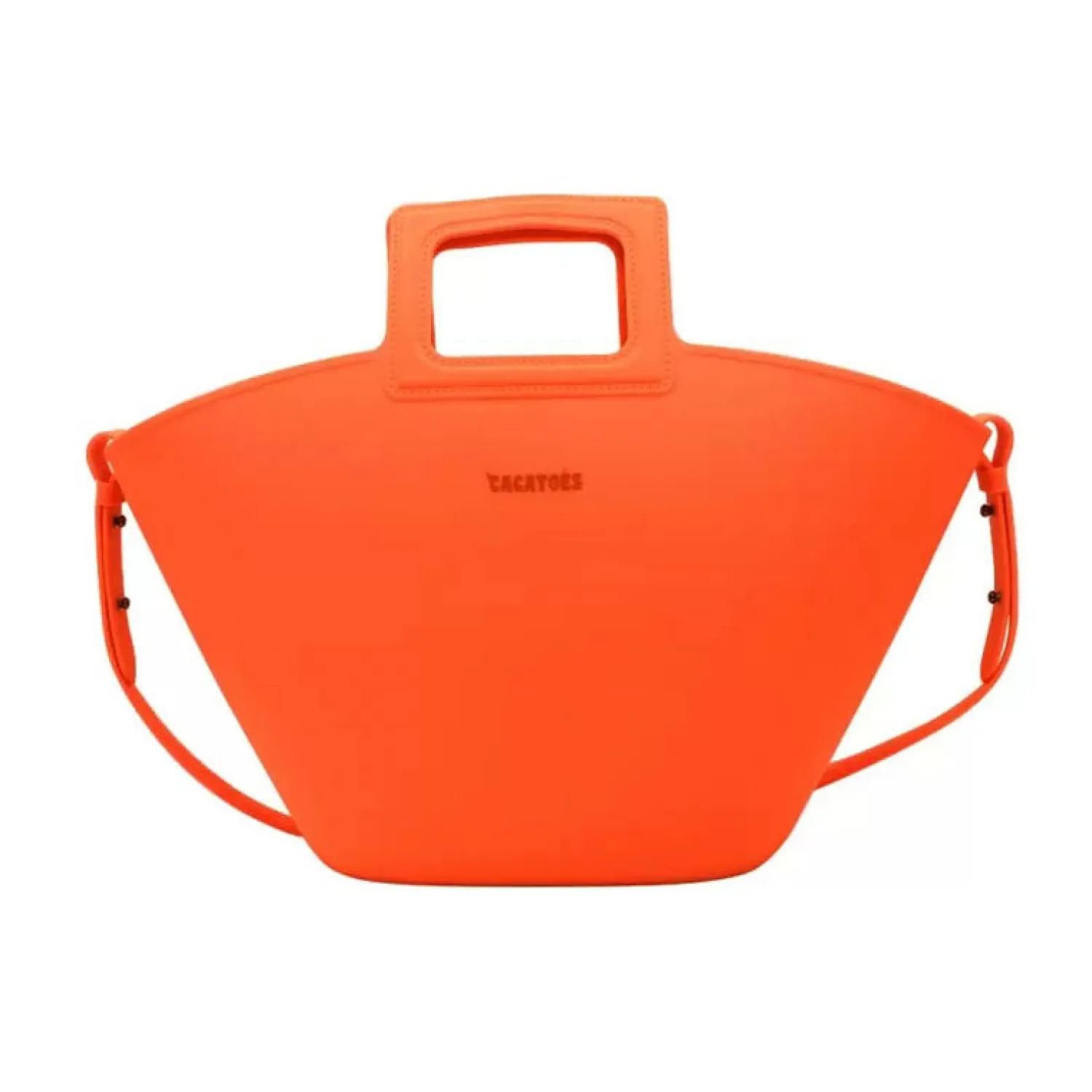 CACATOES Neon Marisco Bag In Orange Fluo