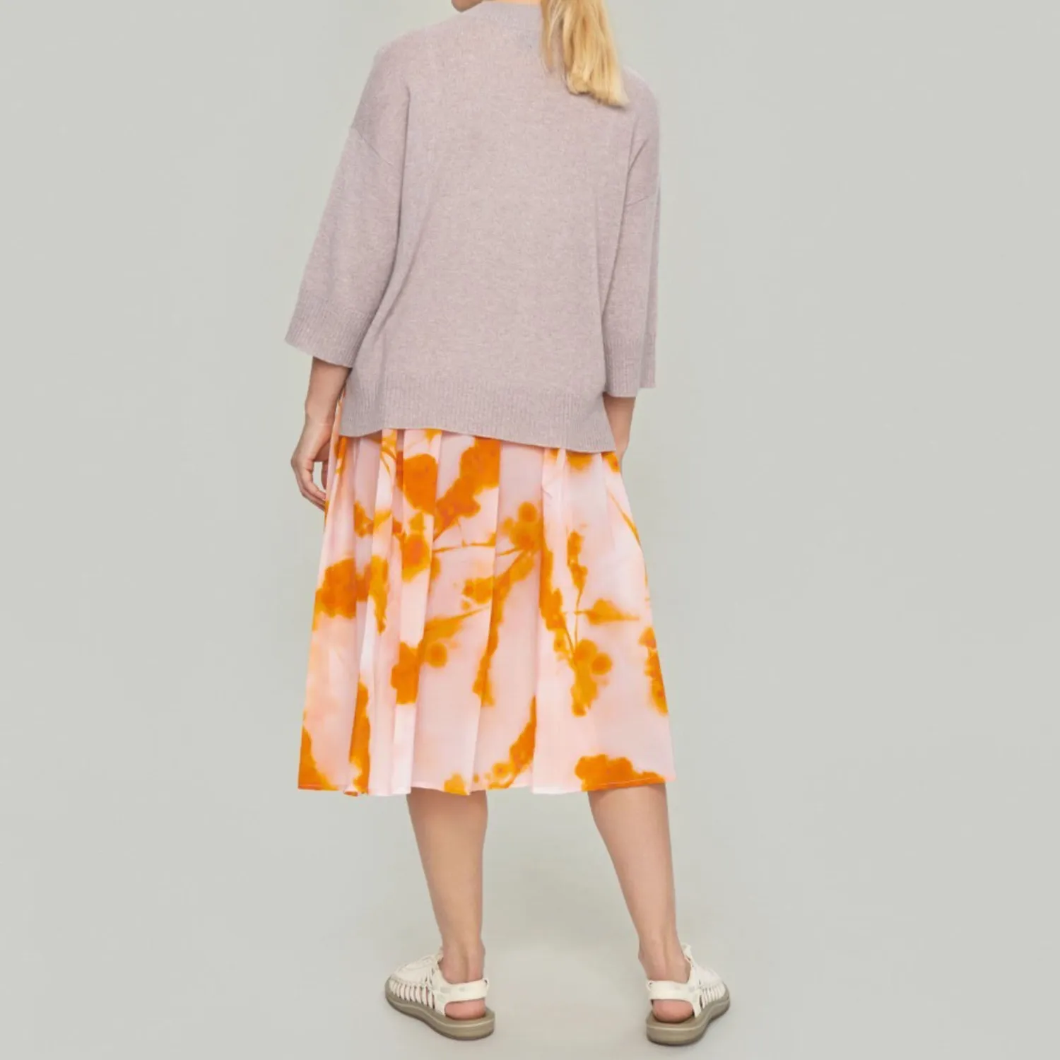 BITTE KAI RAND Neon Wisteria Skirt In Orange