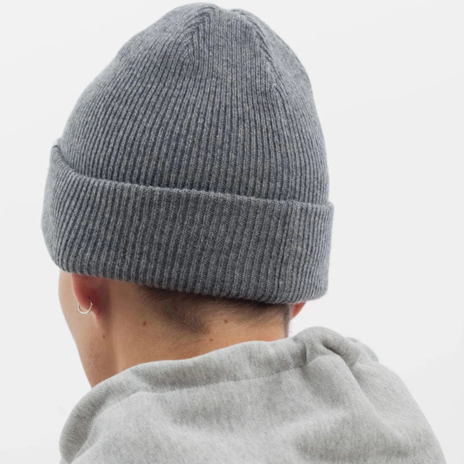 NORSE PROJECTS Norse Beanie Hat In Grey Melange