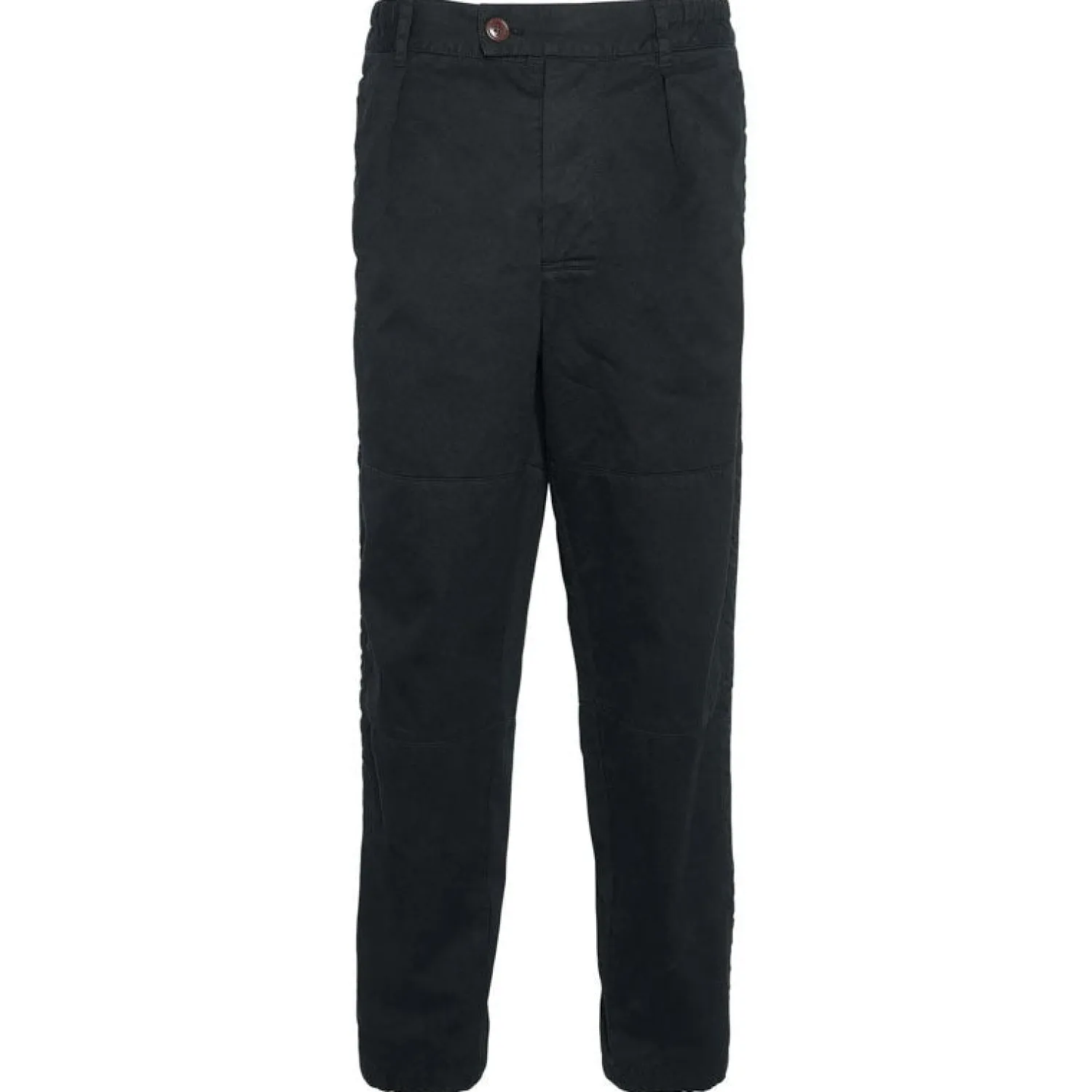 BARBOUR Oakmoor Relaxed Twill Trousers In Black