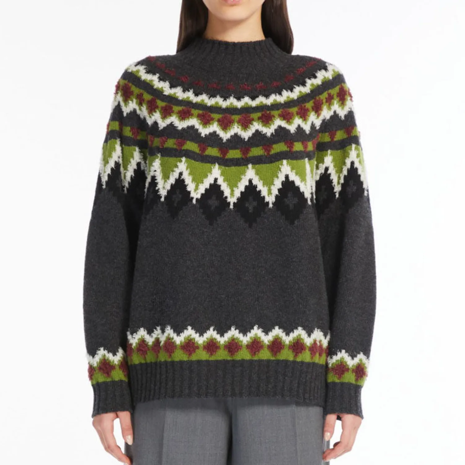 WEEKEND MAXMARA Orario Jumper In Dark Grey