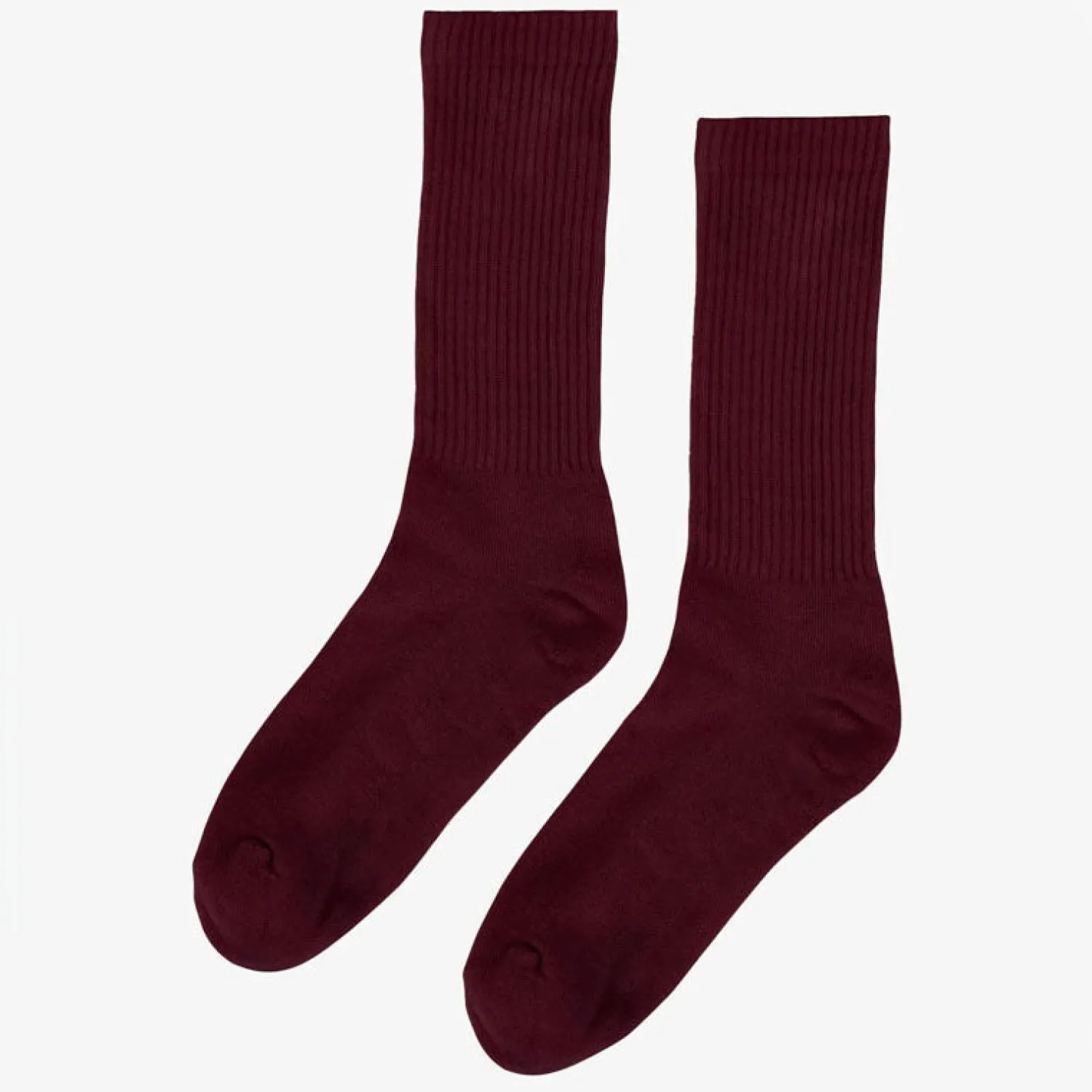 COLORFUL STANDARD Organic Active Socks In Oxblood Red