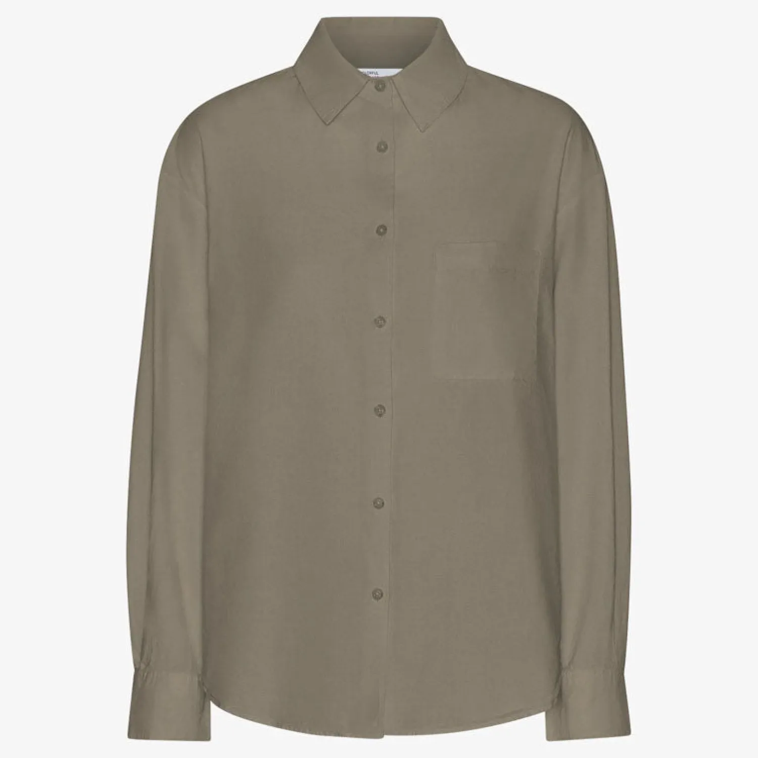 COLORFUL STANDARD Organic Oversized Shirt In Dusty Olive