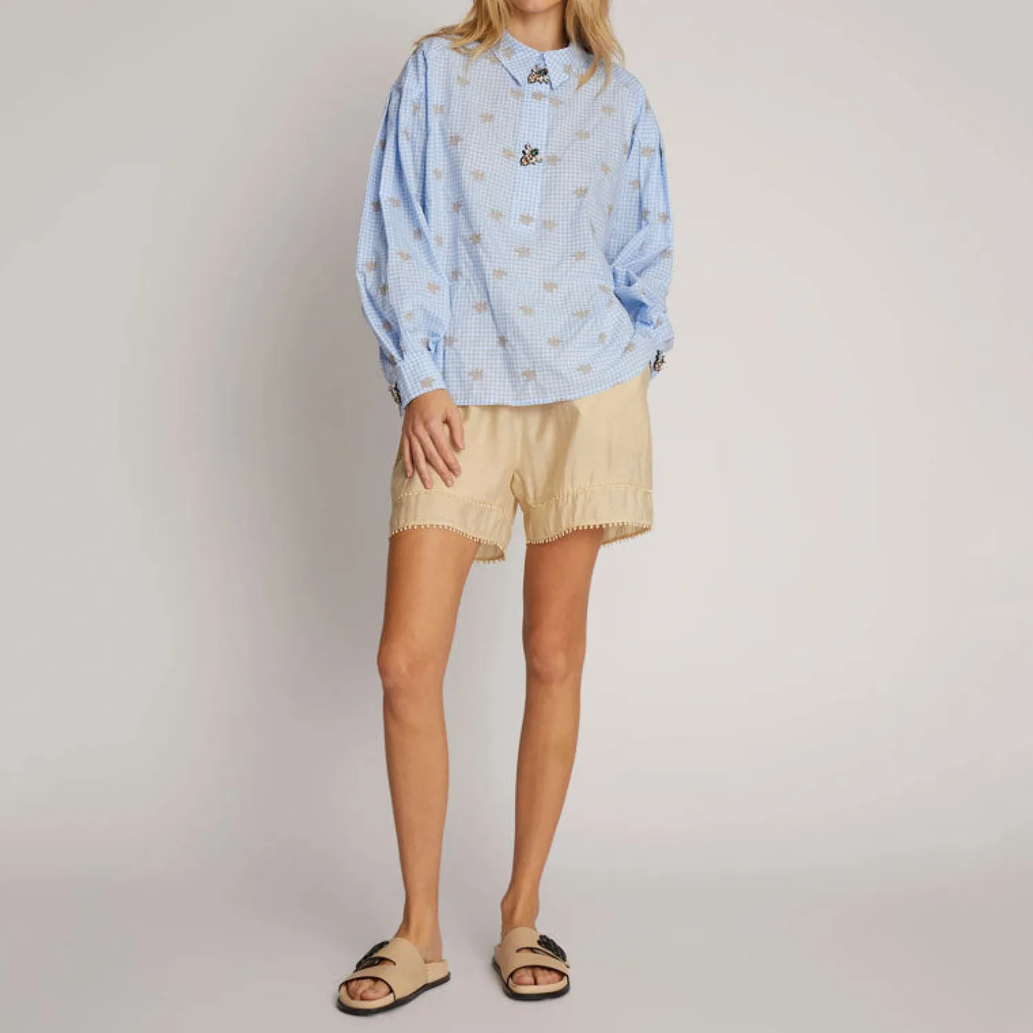 MUNTHE Ovimo Shirt In Light Blue