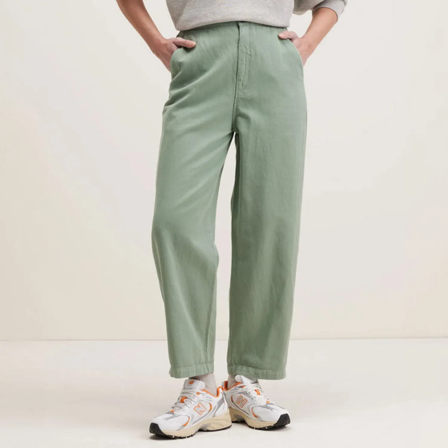 BELLEROSE Pasop Trousers In Eucalyptus