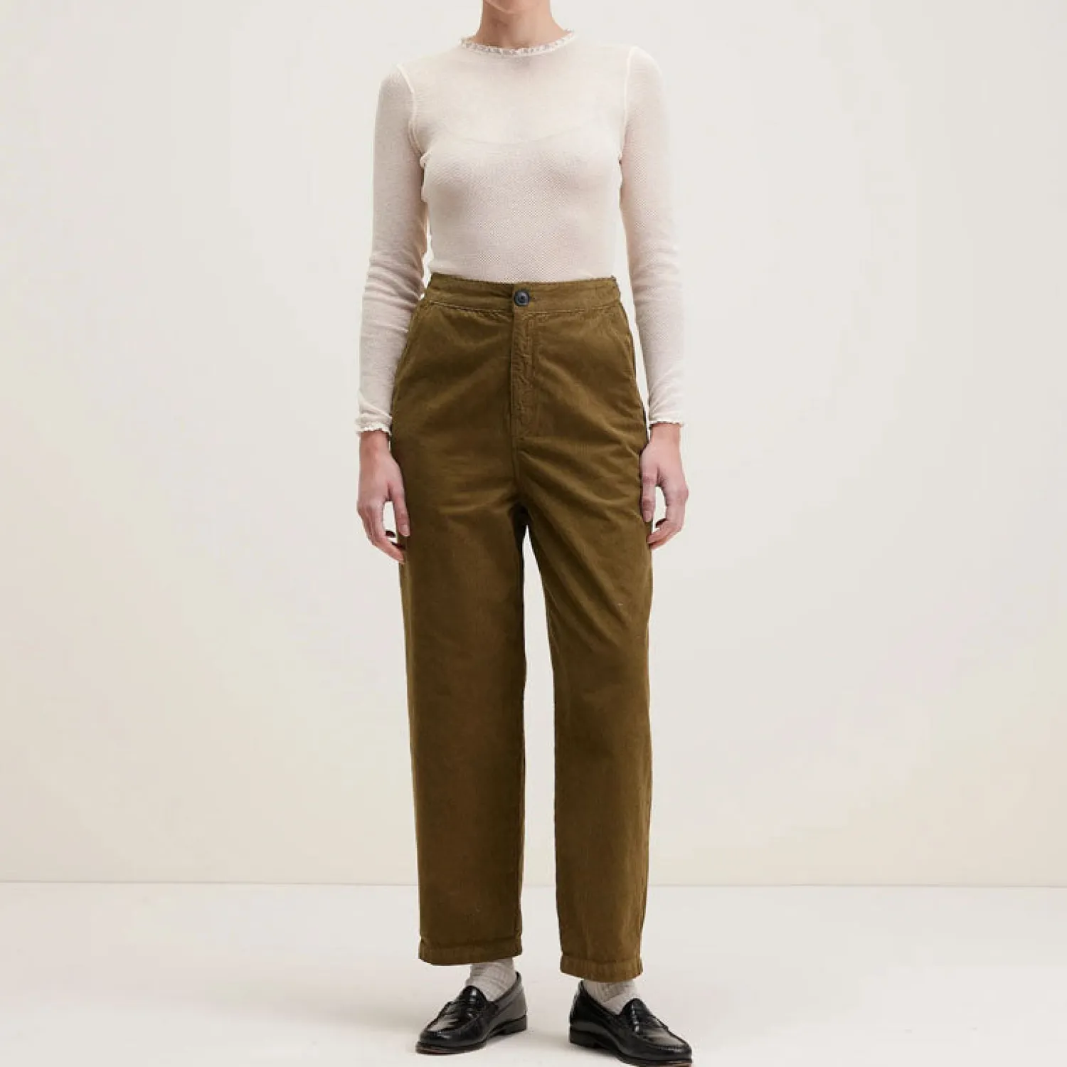 BELLEROSE Pasop Trousers In Military