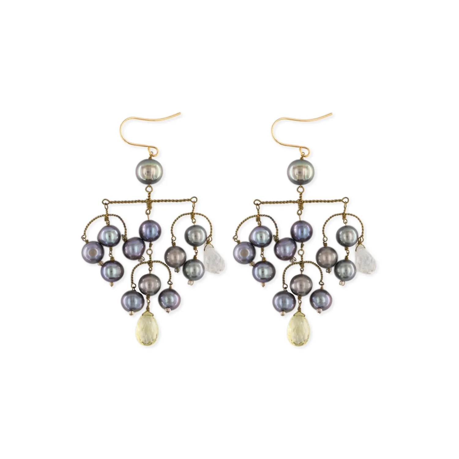 PHILIPPA KUNISCH P.Diamond Earrings In Oilslick