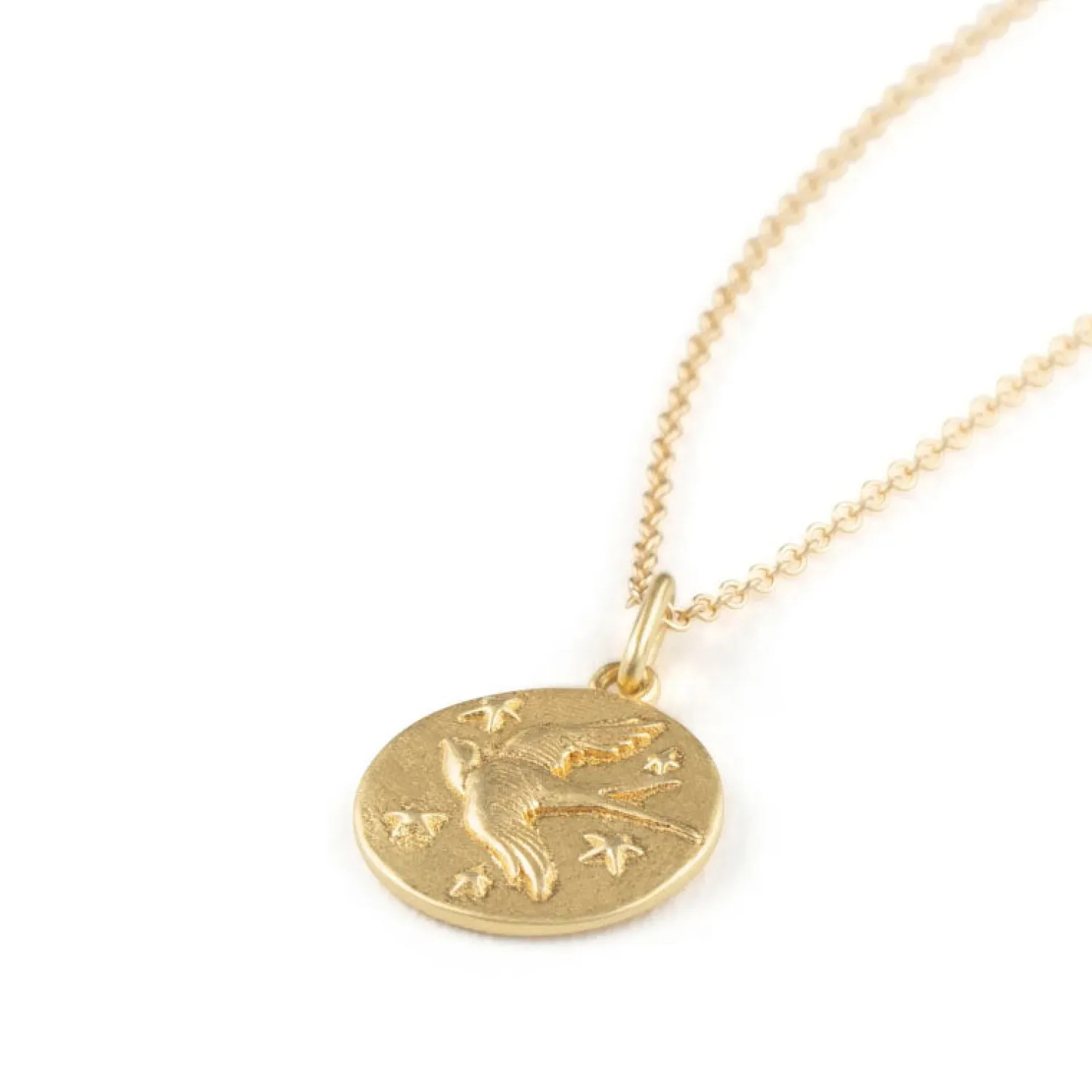 WANDERLUST LIFE Petite Swallow Pendant Necklace