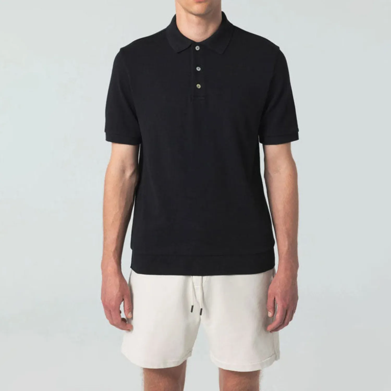 UNFEIGNED Polo Shirt In Caviar