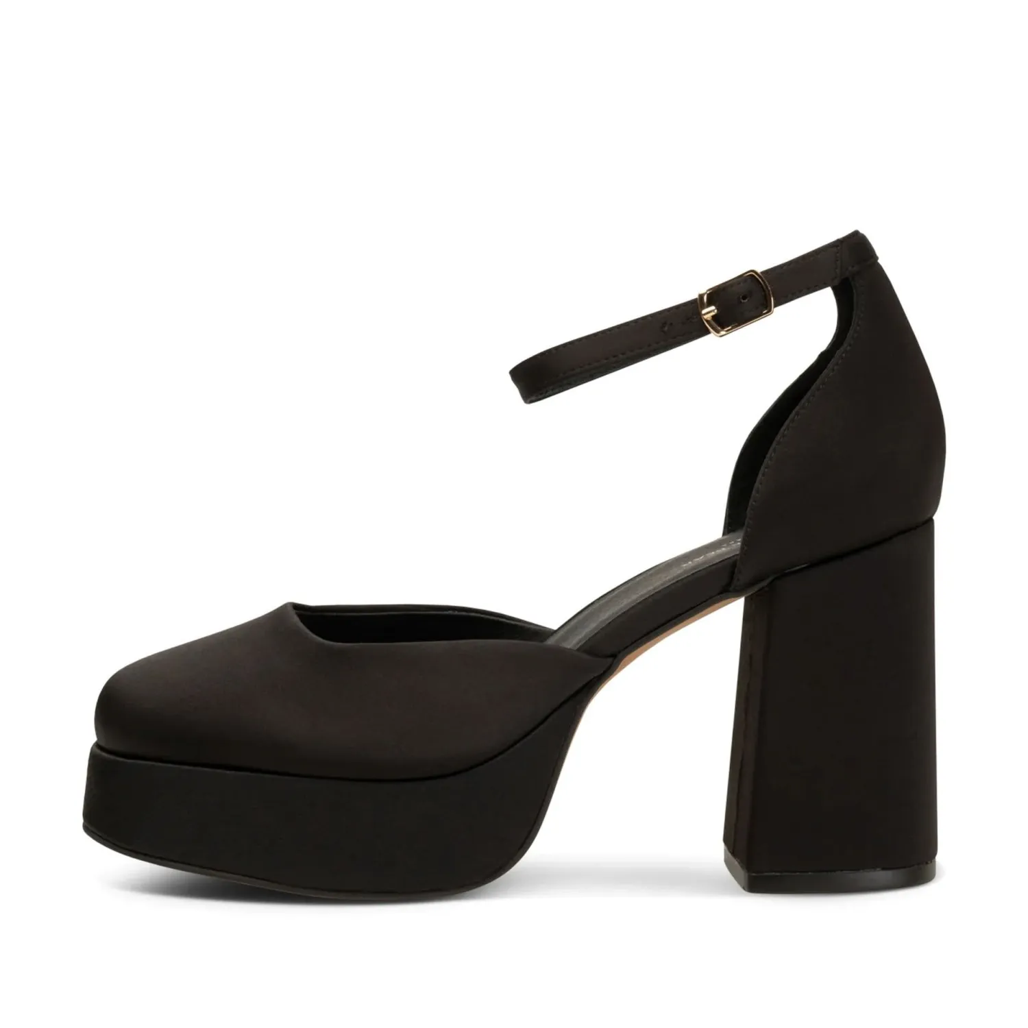 SHOE THE BEAR Priscilla Ankle Strap Heels In Black