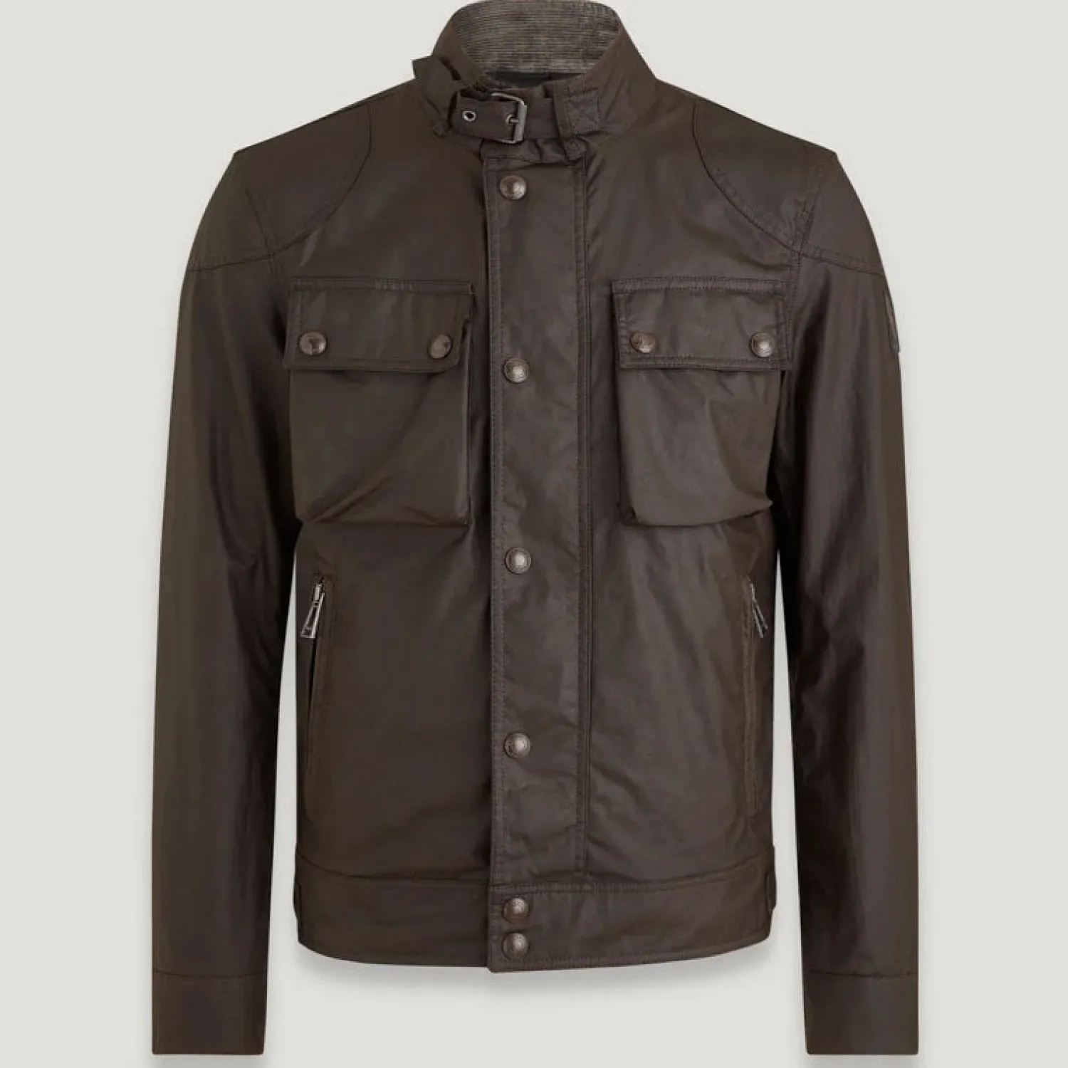 BELSTAFF Racemaster Jacket In Burnt Oak