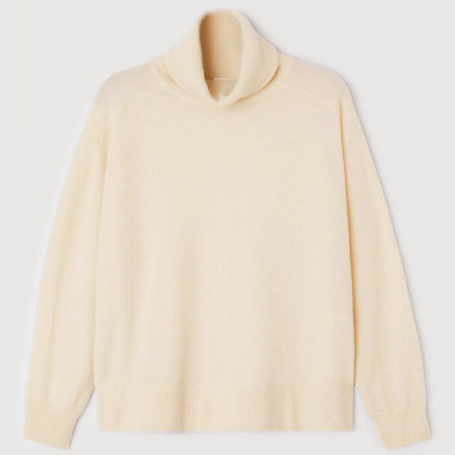 AMERICAN VINTAGE Raxow Roll Neck Jumper In Natural