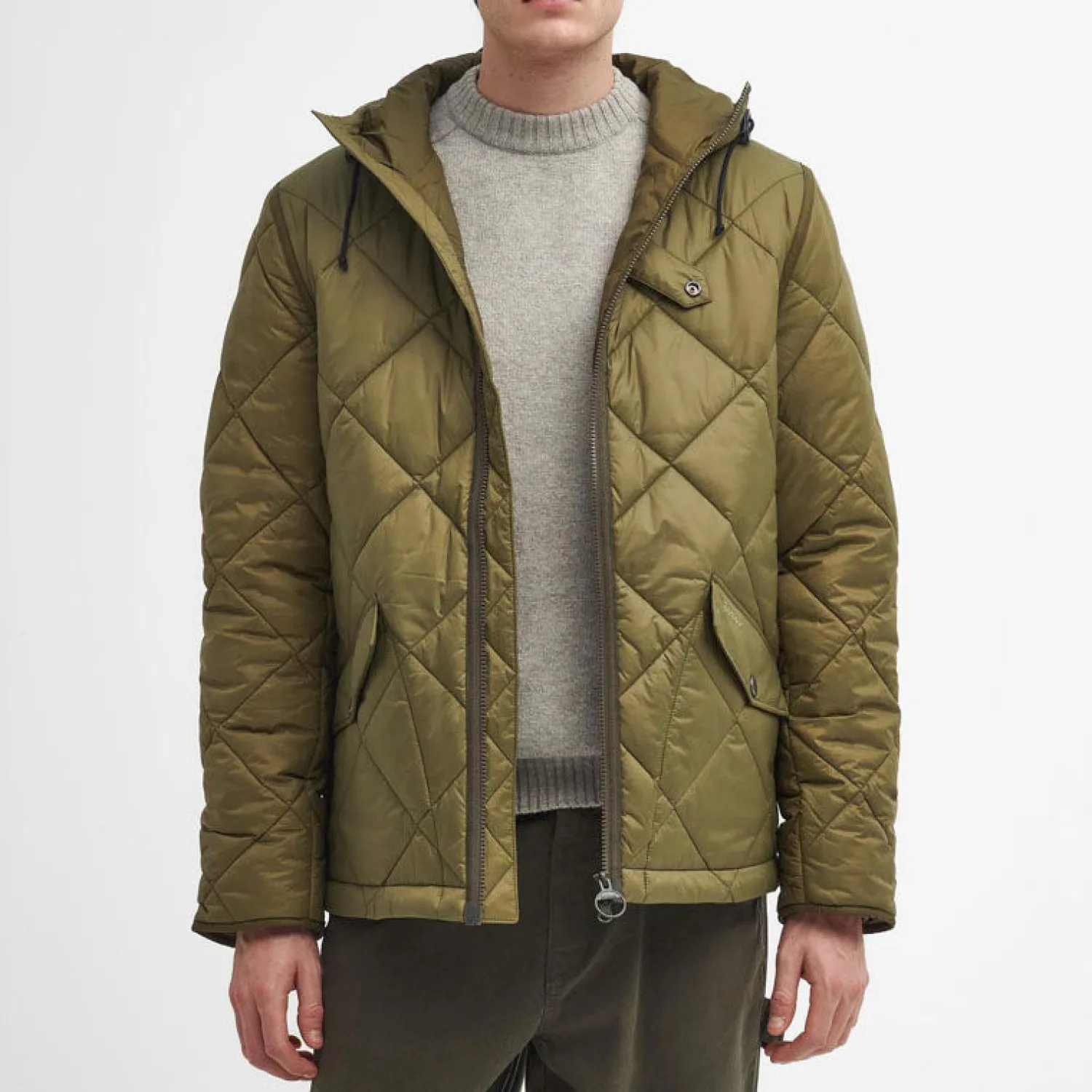 BARBOUR Re-engineered Endurance Quilted Jacket In Light Sage