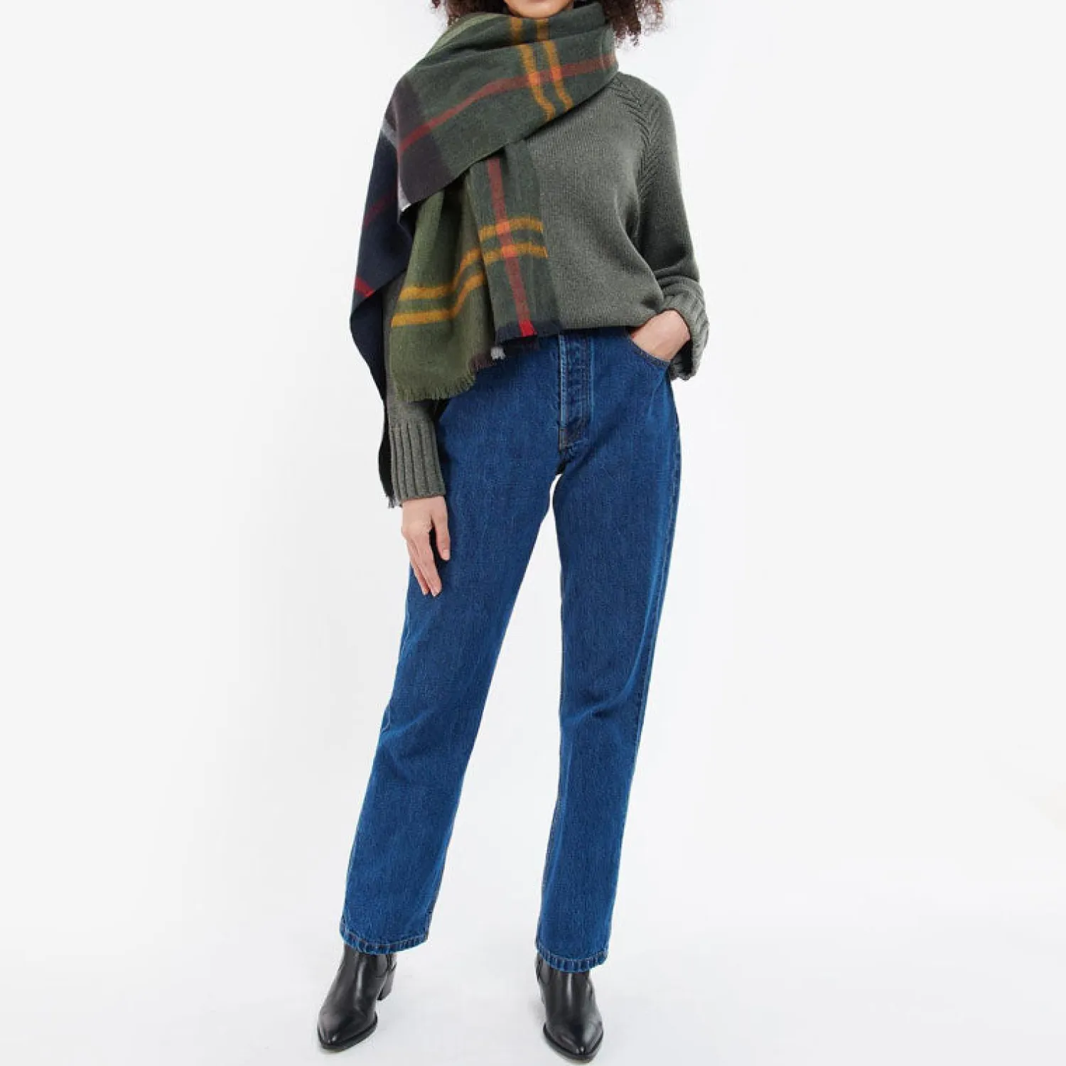 BARBOUR Rosefield Tartan Scarf In Classic Tartan