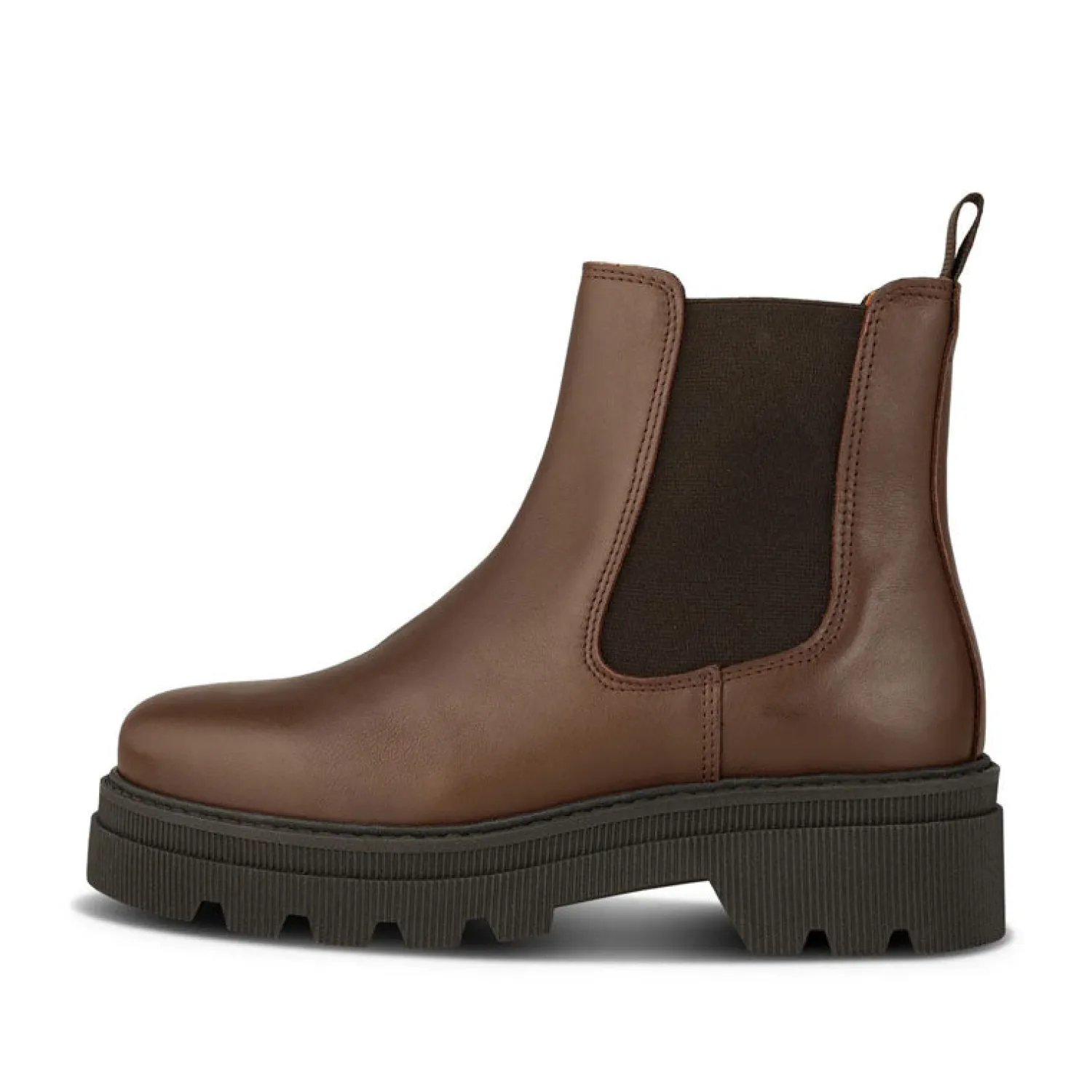 SHOE THE BEAR Sanna Leather Chelsea Boots In Brown