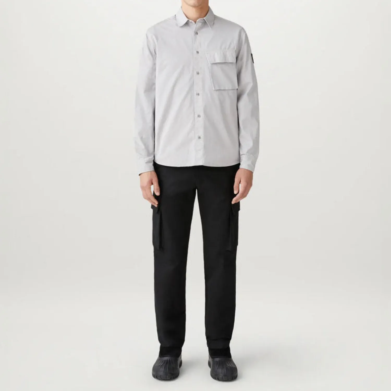 BELSTAFF Scale Shirt In Chrome Grey