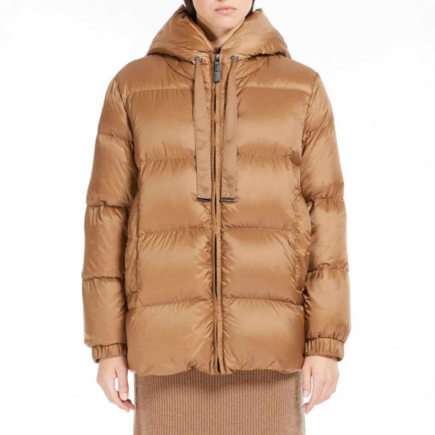 S MAXMARA Seia Quilted Jacket In Caramel