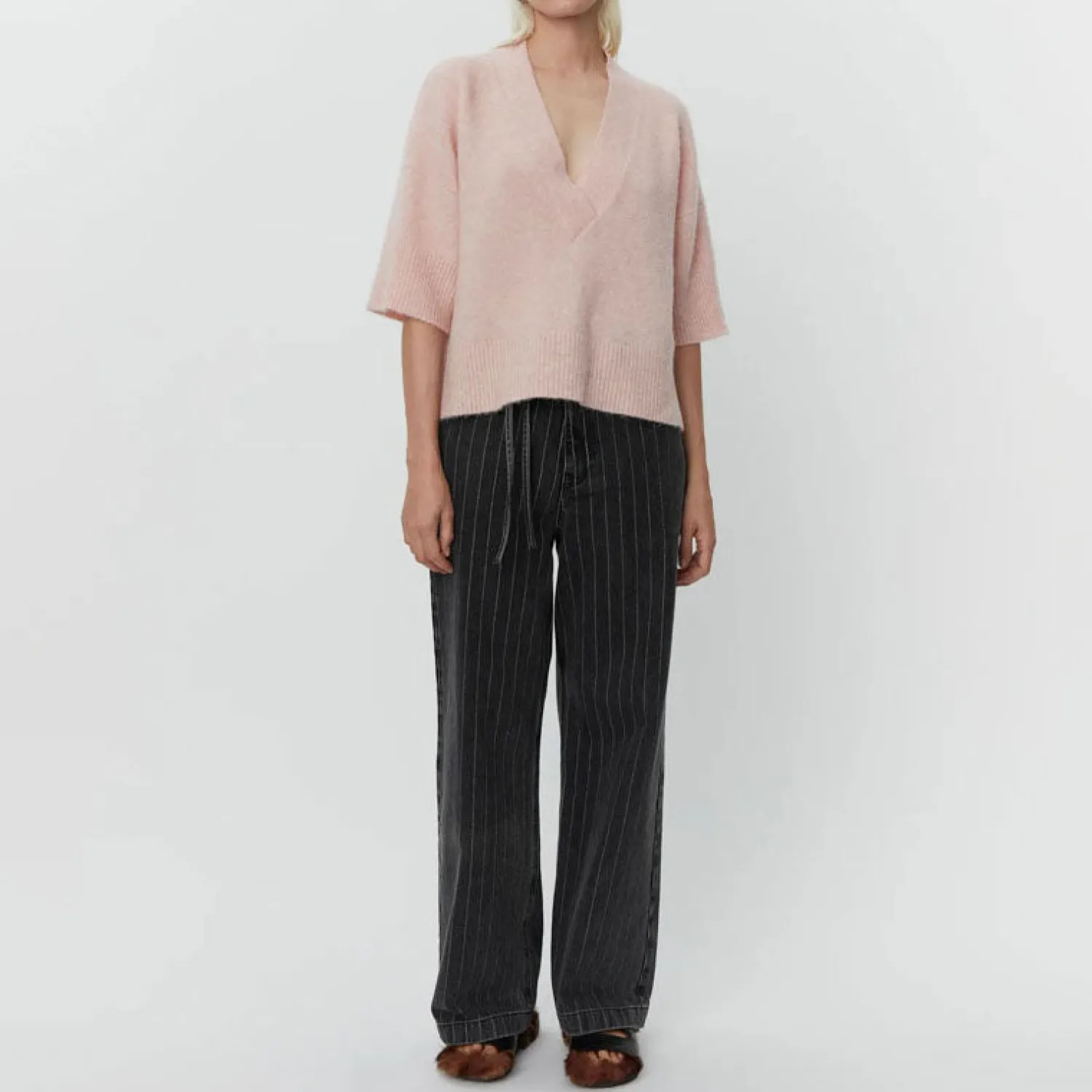 DAY BIRGER ET MIKKELSEN Selda Alpaca Mix Jumper In Creole Pink