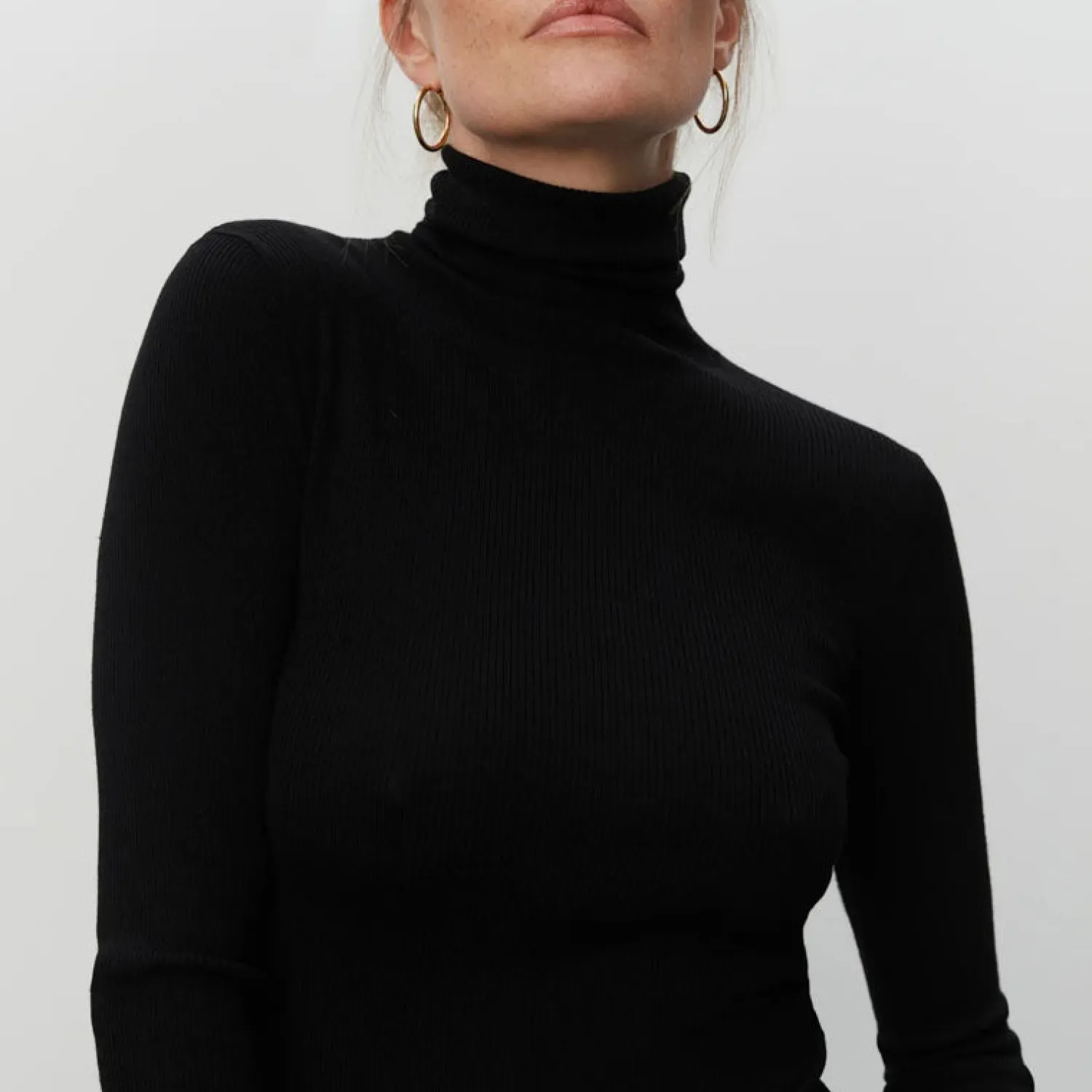 DAY BIRGER ET MIKKELSEN Sierra Roll Neck Jumper In Black