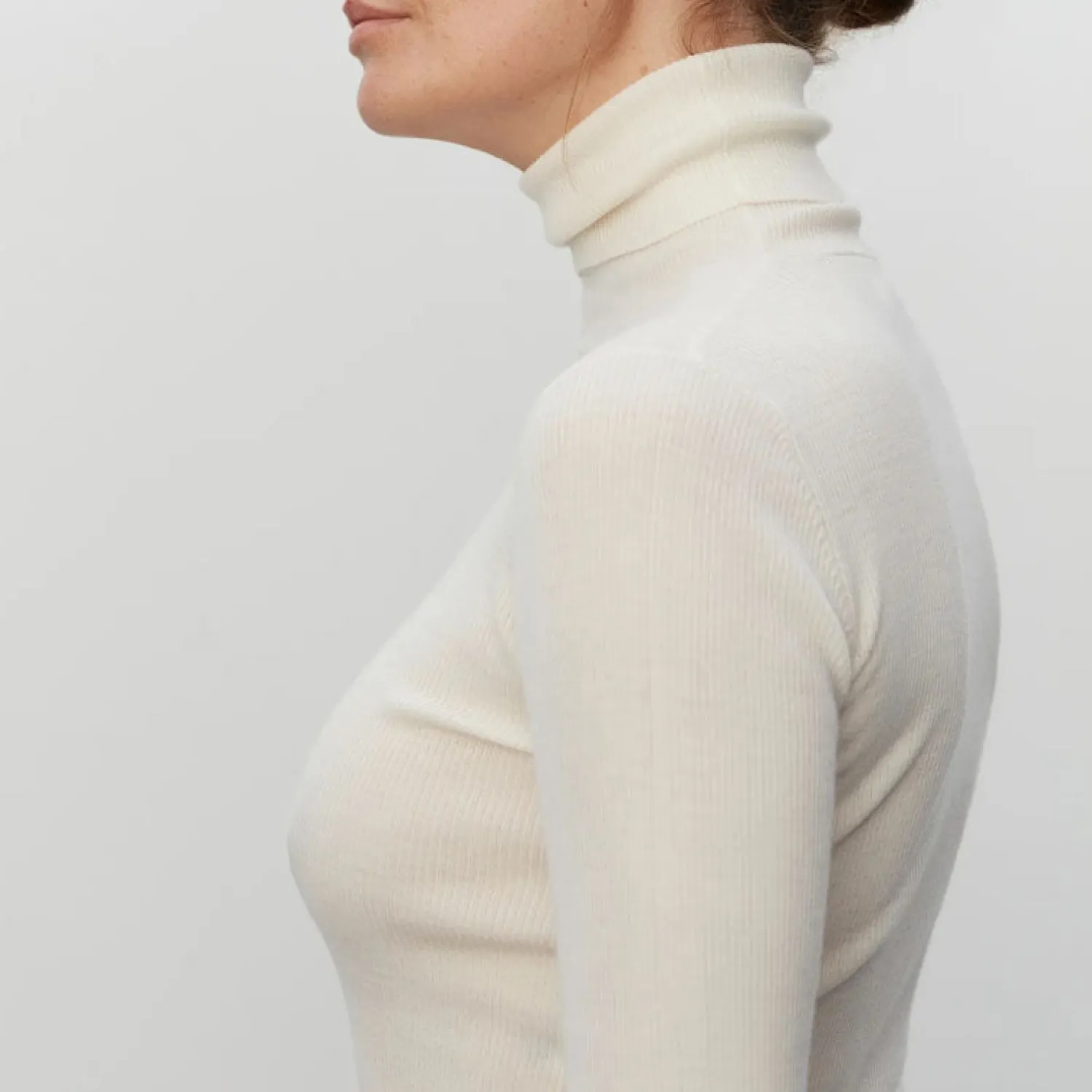 DAY BIRGER ET MIKKELSEN Sierra Roll Neck Jumper In Ivory