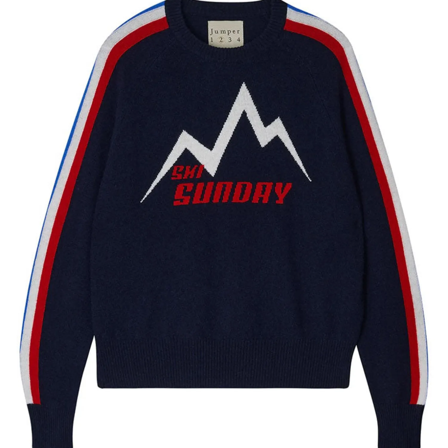 JUMPER1234 Ski Sunday Sweat In Midnight Multi