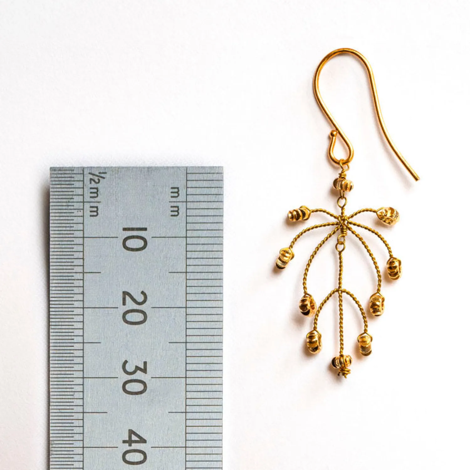 PHILIPPA KUNISCH Small Leaf Earrings In Gold