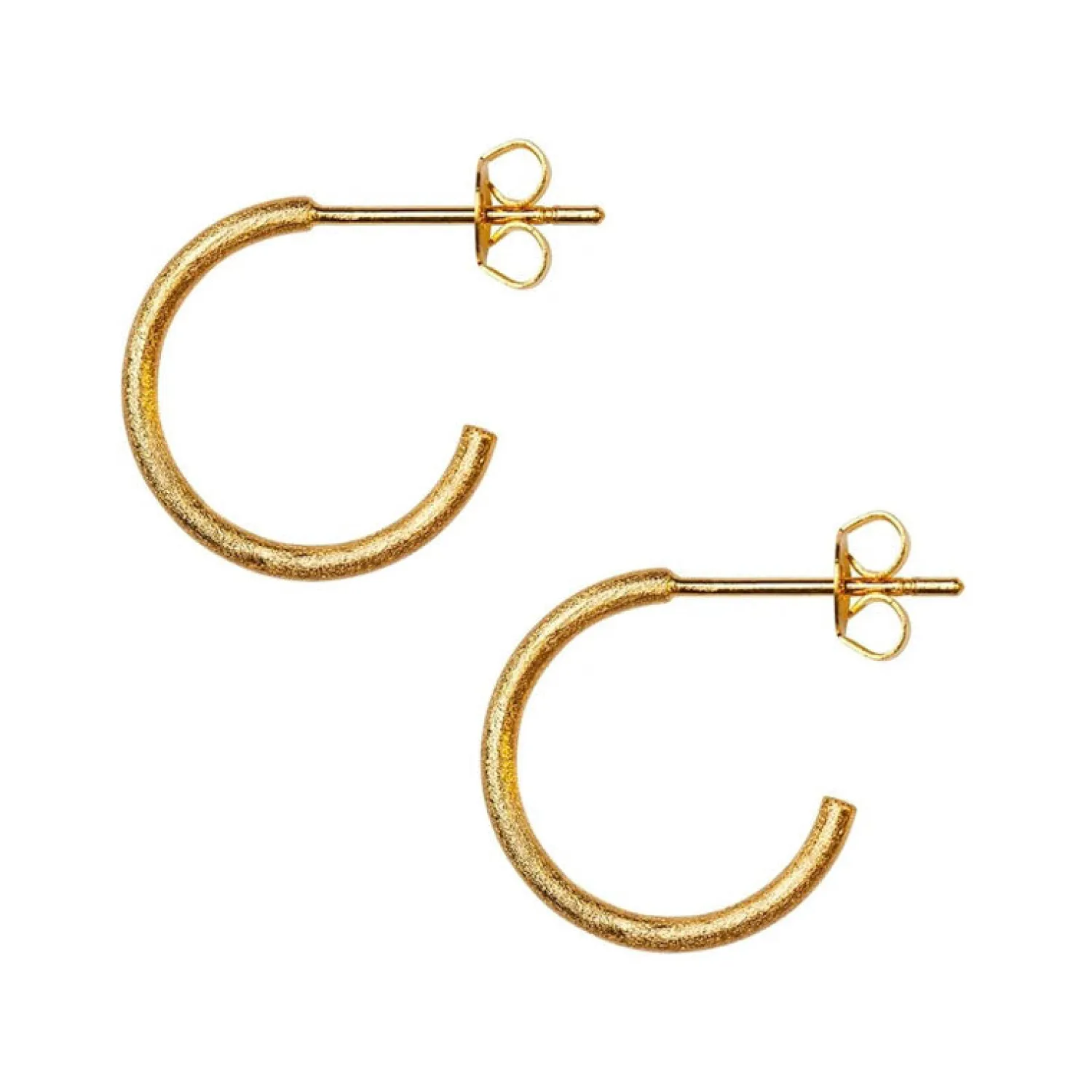 LULU COPENHAGEN Small Non Hoop Earrings In Gold