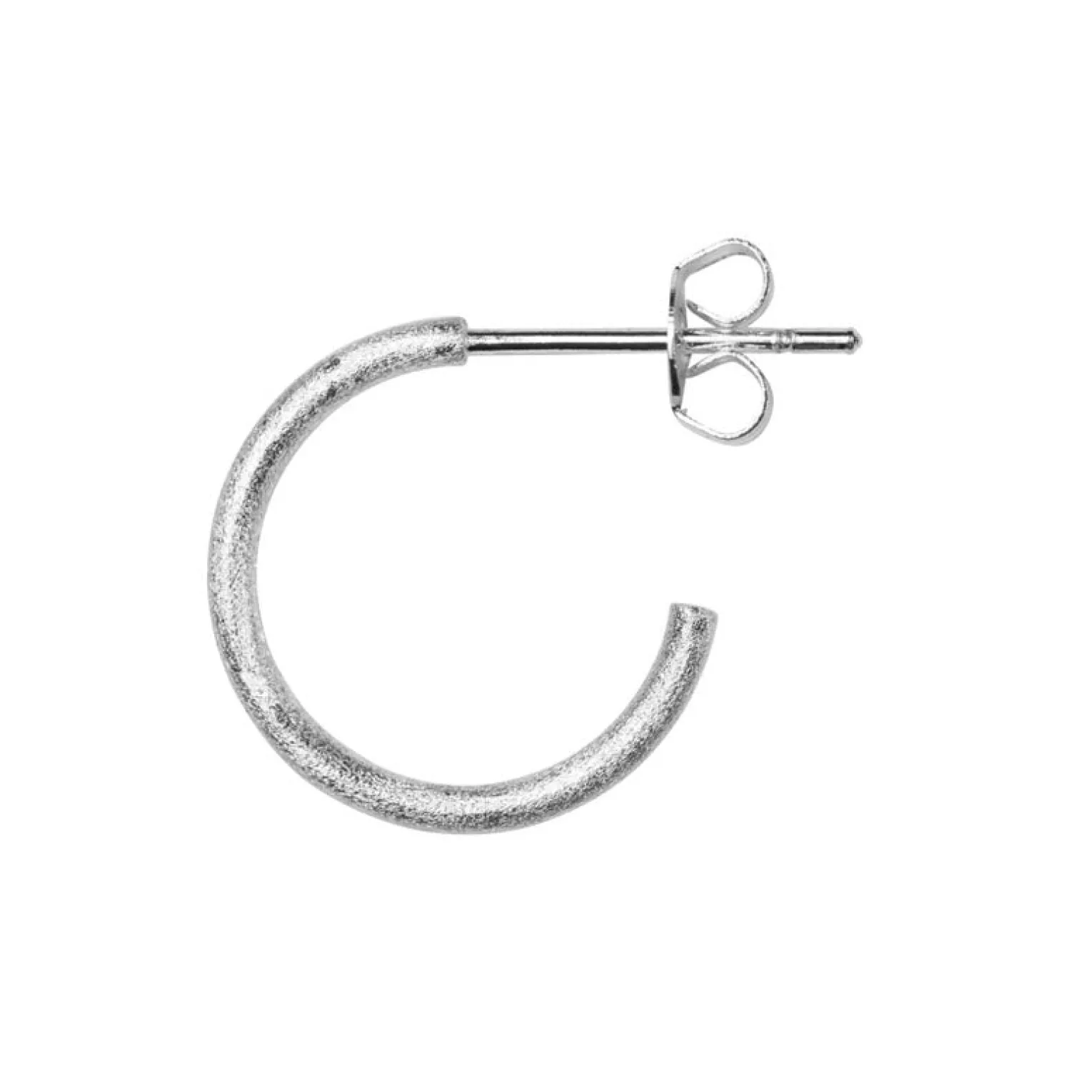 LULU COPENHAGEN Small Non Hoop Earrings In Silver