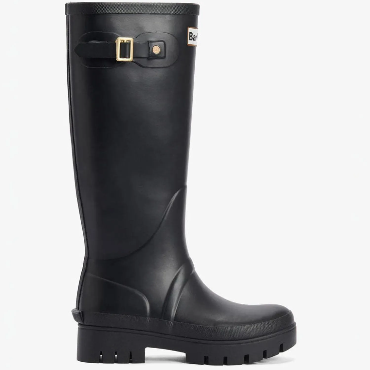 BARBOUR Snowdon Tall Welly Boots In Black