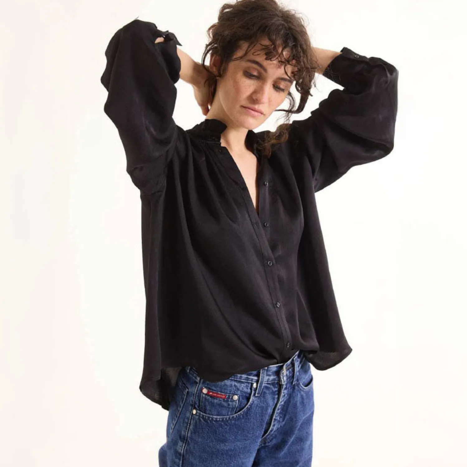 SACRECOEUR Soline Blouse In Studio