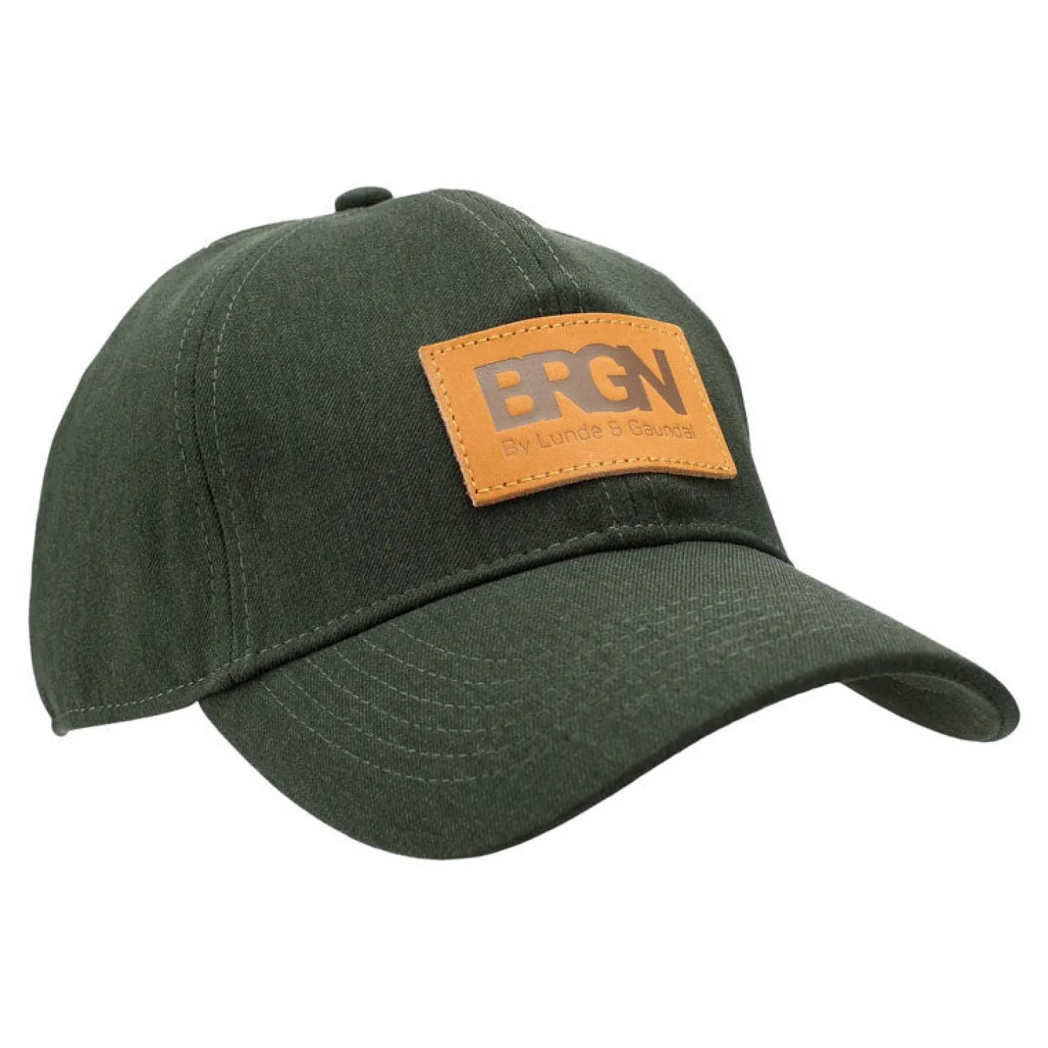 BRGN Solregn Cap In Rosin Dark Green