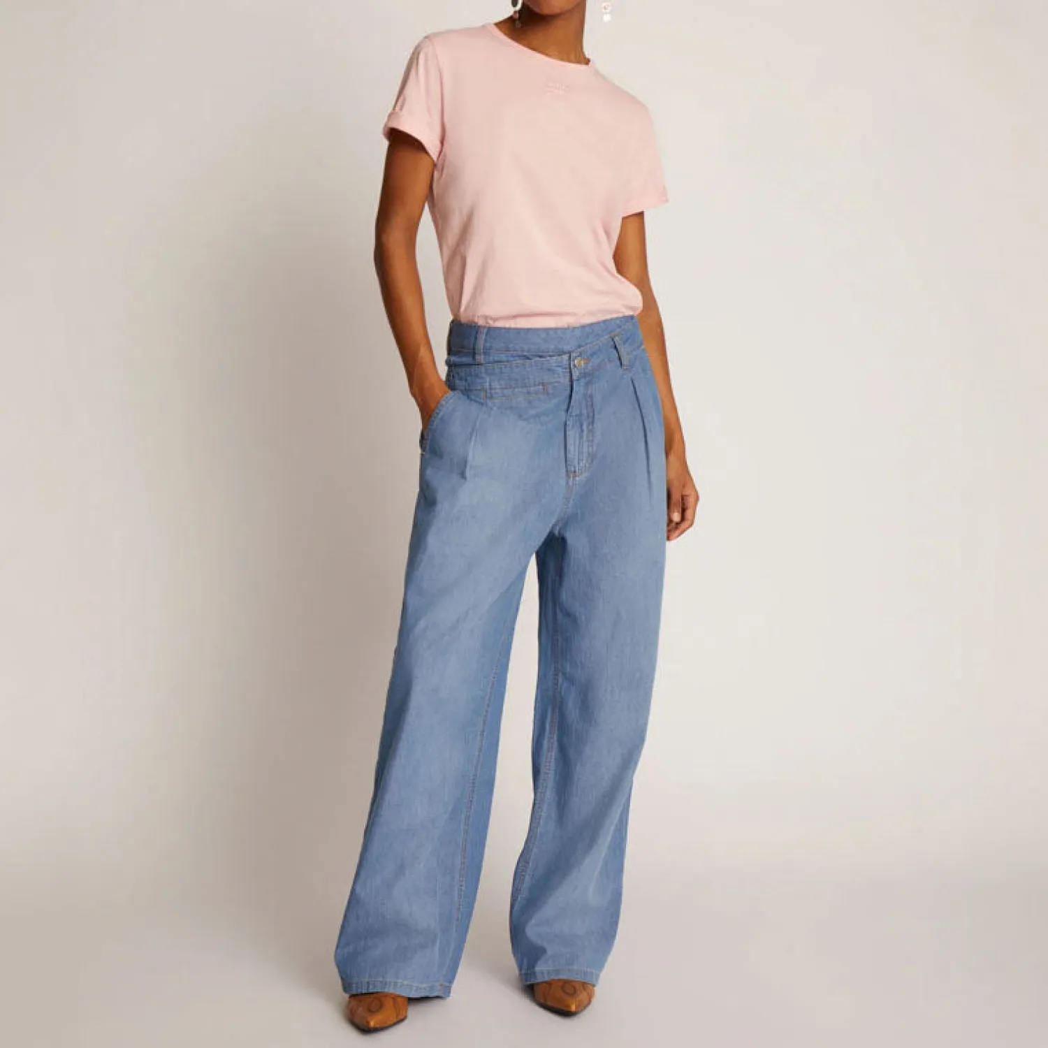 MUNTHE Talu Denim Trousers In Blue