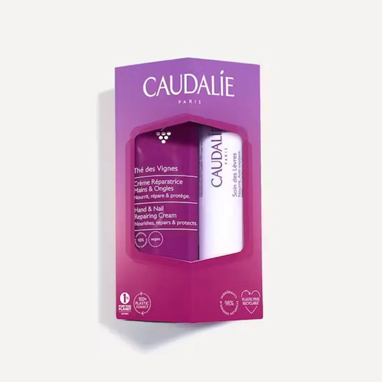 CAUDALIE The Des Vignes Hand & Lip Duo