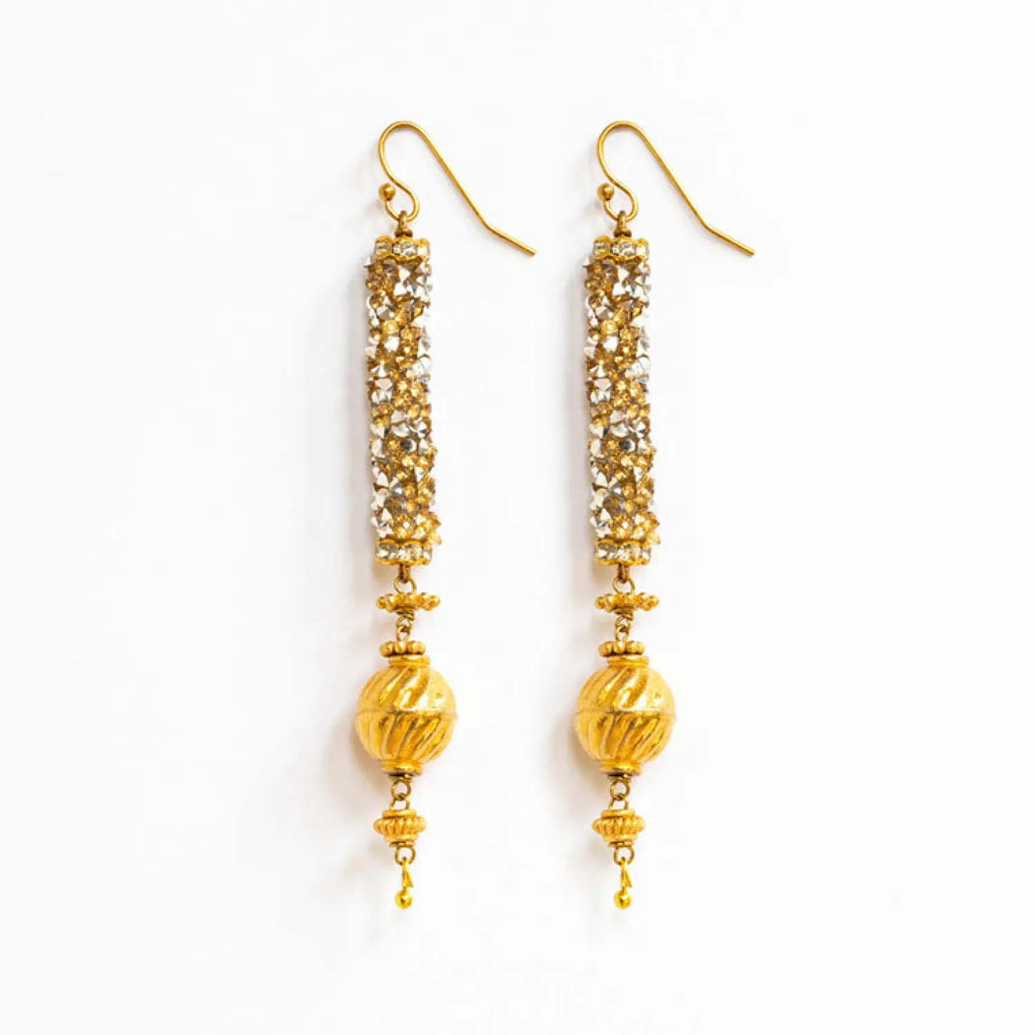 PHILIPPA KUNISCH Tube Earrings In Gold