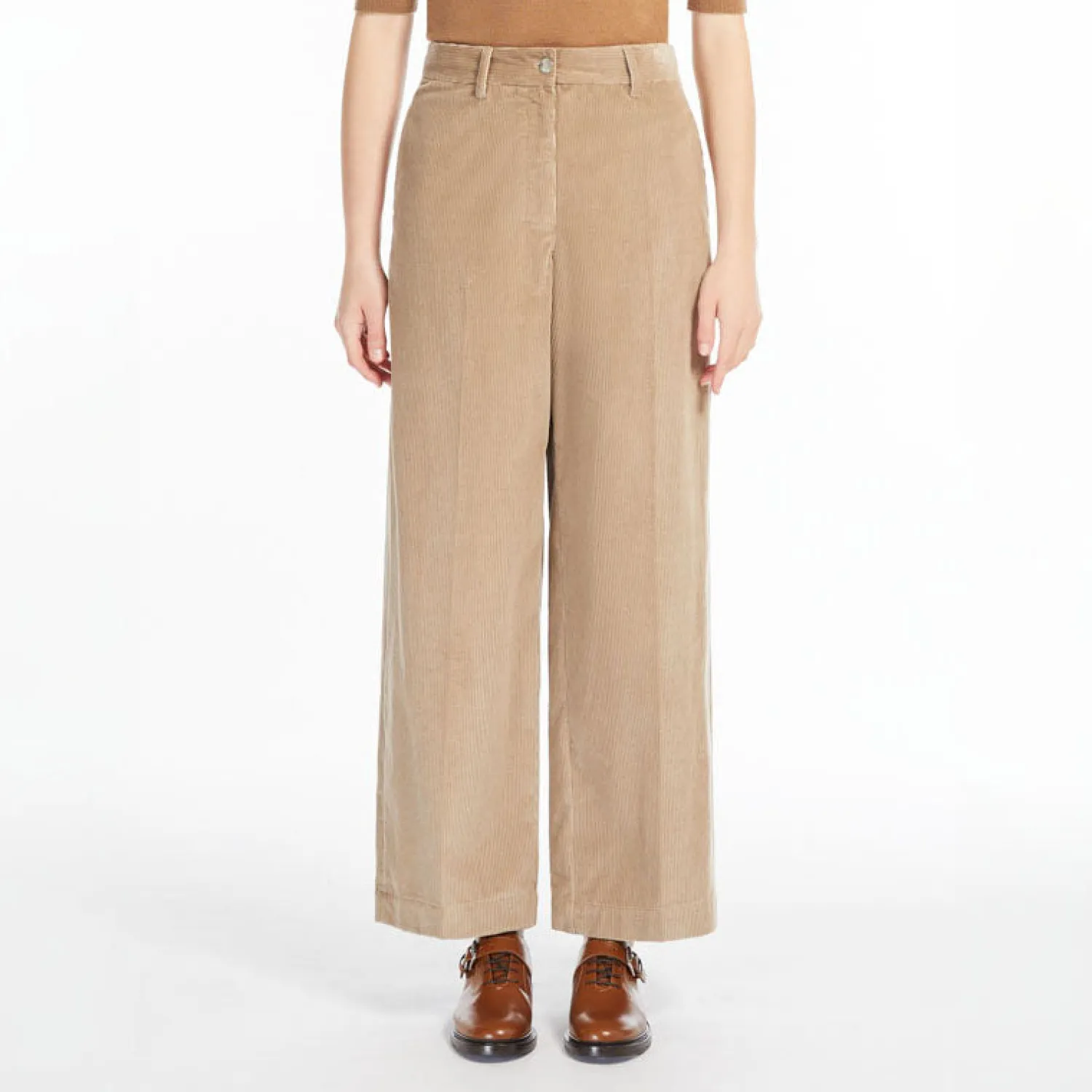 S MAXMARA Udine Long Trouser In Sand