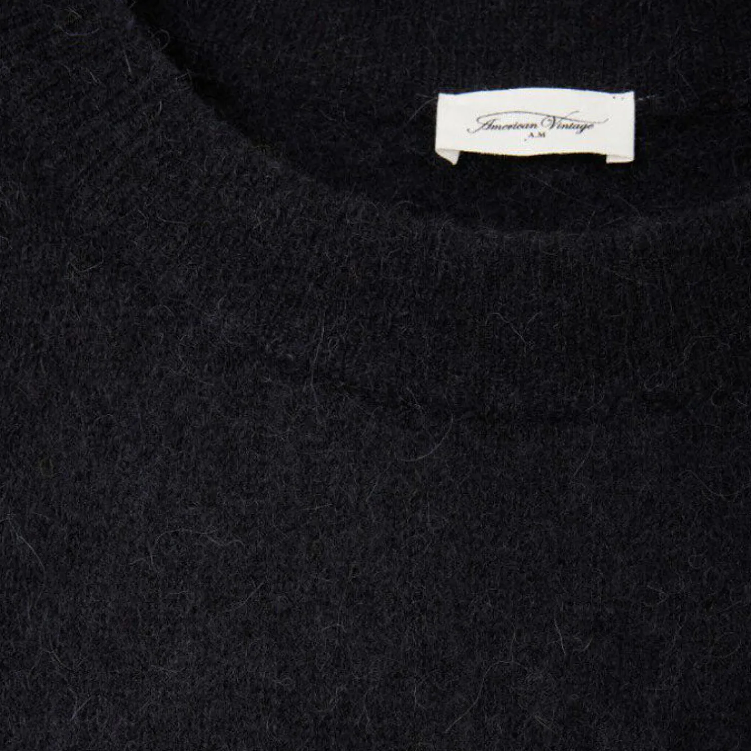 AMERICAN VINTAGE Vitow Round Neck Jumper In Black