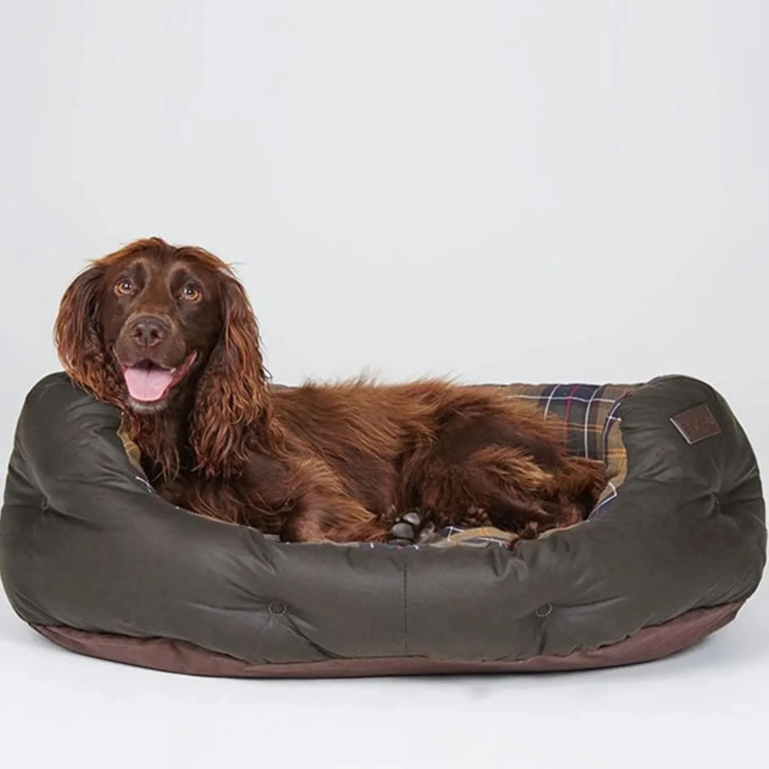 BARBOUR Wax Cotton Dog Bed 30